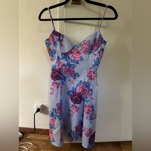 Zara | Floral Sweetheart Adjustable Dress